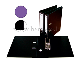 Mape reistrs A4, 75mm, neapkalts, PP+PP, Violets, X FILE